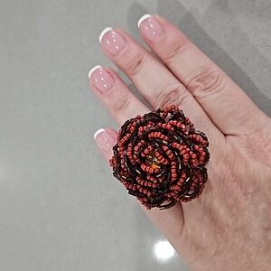 Fun beaded ring
